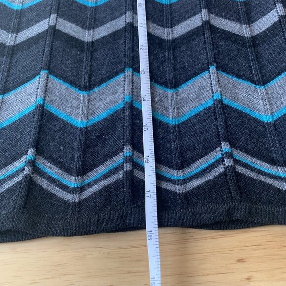 Krimson Klover Mini Skirt Small 100% Merino Wool Nordic Geometric Ski Cabincore - Picture 6 of 8